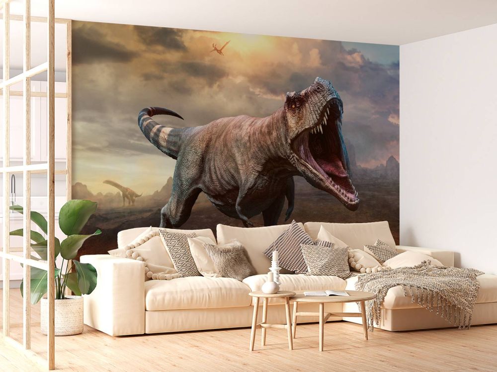 Agressieve Tyrannosaurus Rex