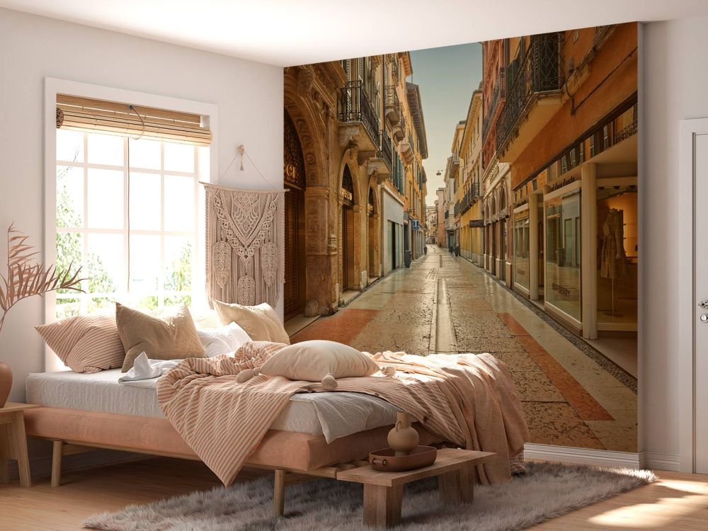 Winkelstraat in Italië