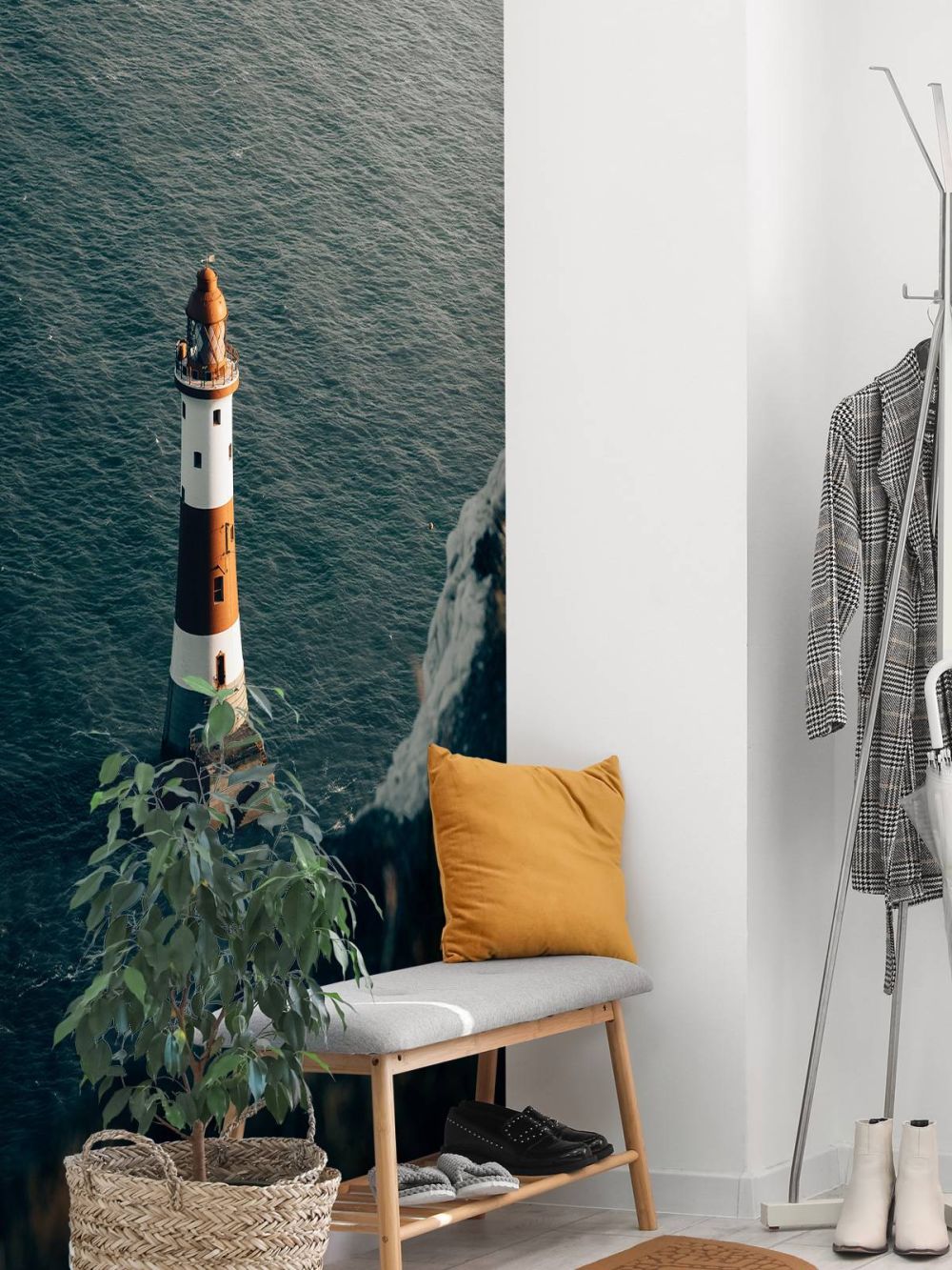 Vuurtoren aan de Engelse kust