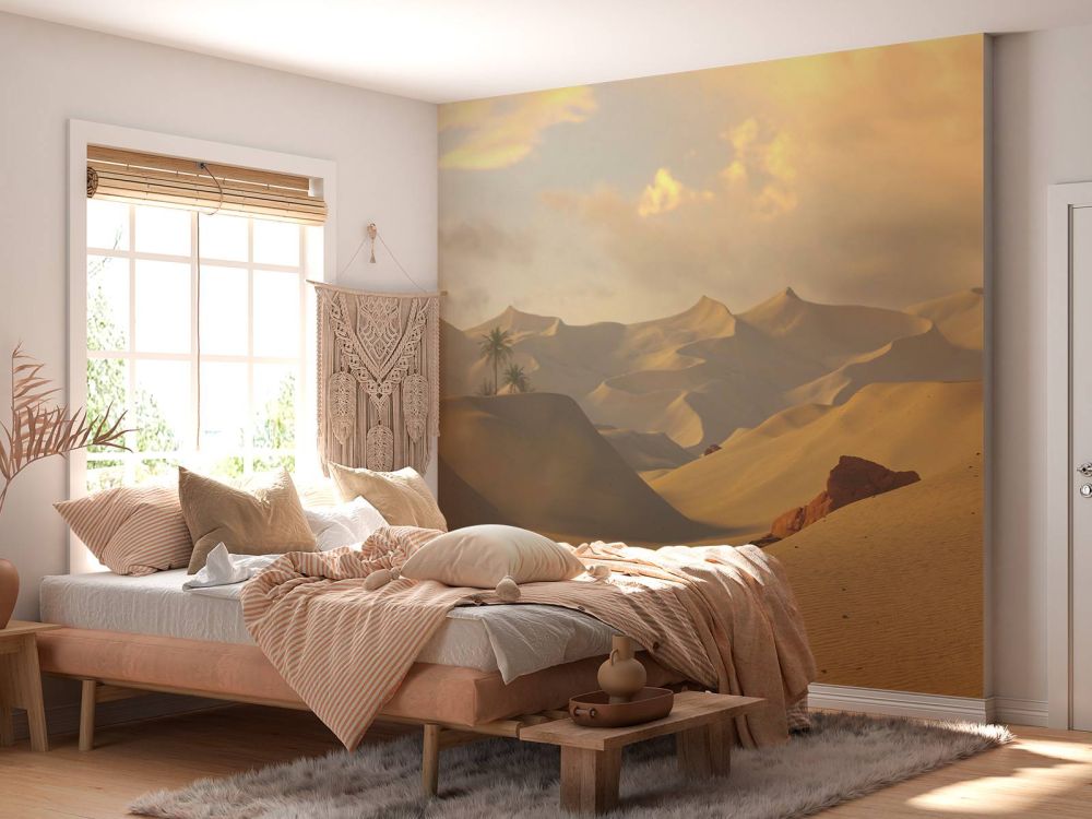 Golden hour in de woestijn