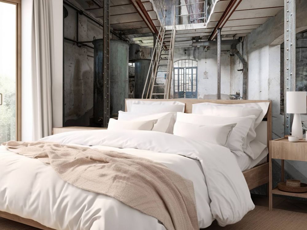Verlaten oude fabriekshal