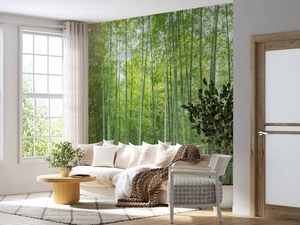 Groen bamboebos