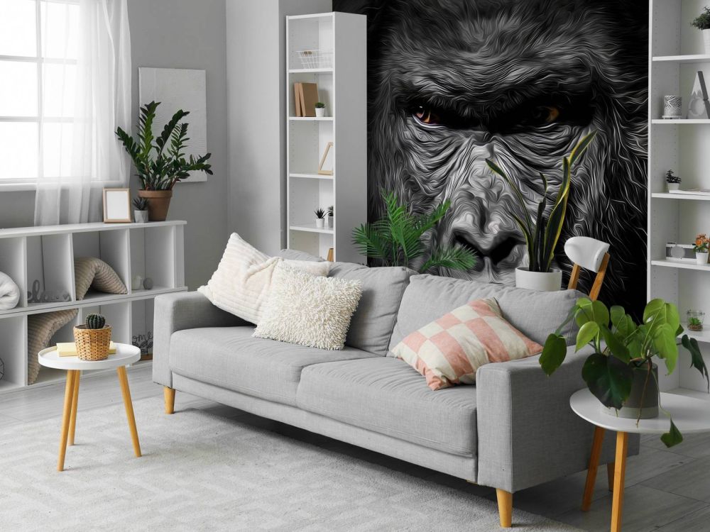 Getekende Gorilla