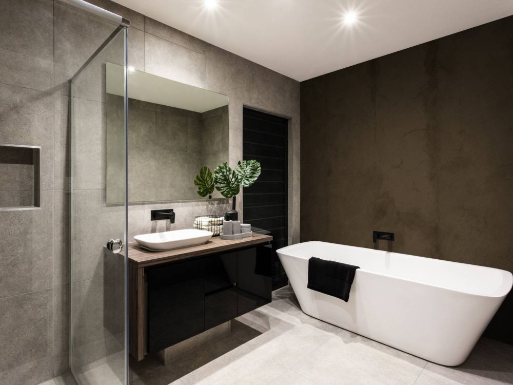 Bister bruin beton