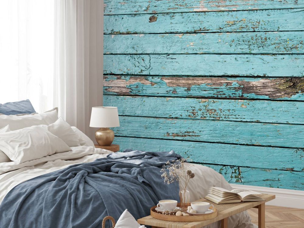 Blauw hout