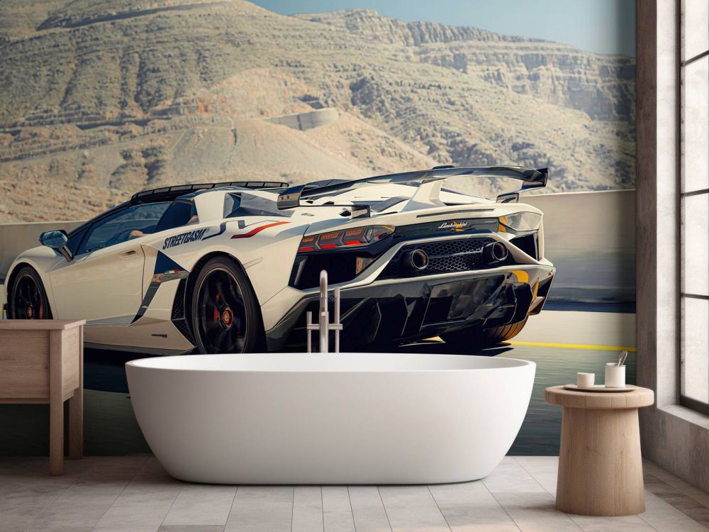 Supercar op bergpas