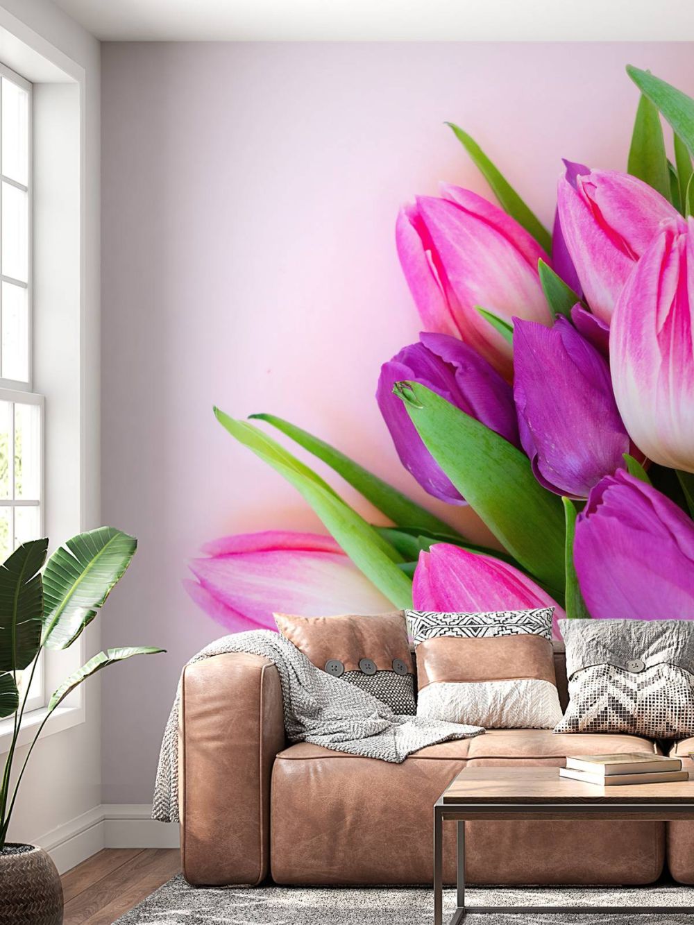 Roze tulpen