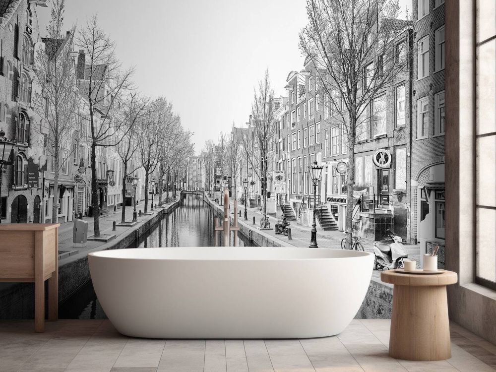 Amsterdam in zwart wit