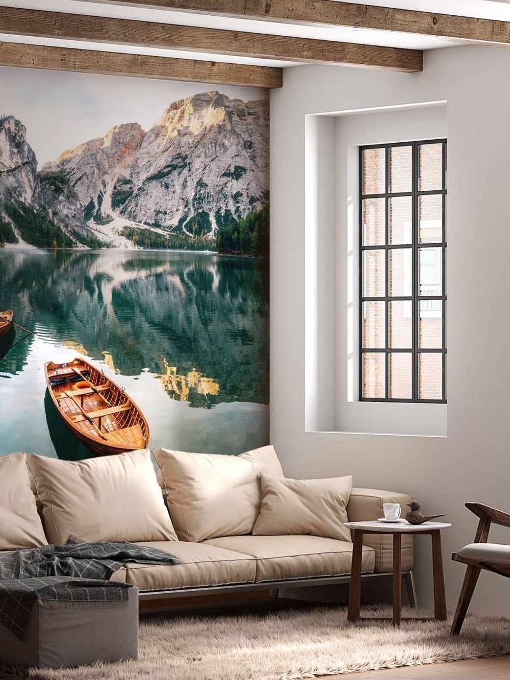 Bootjes in Italiaans meer