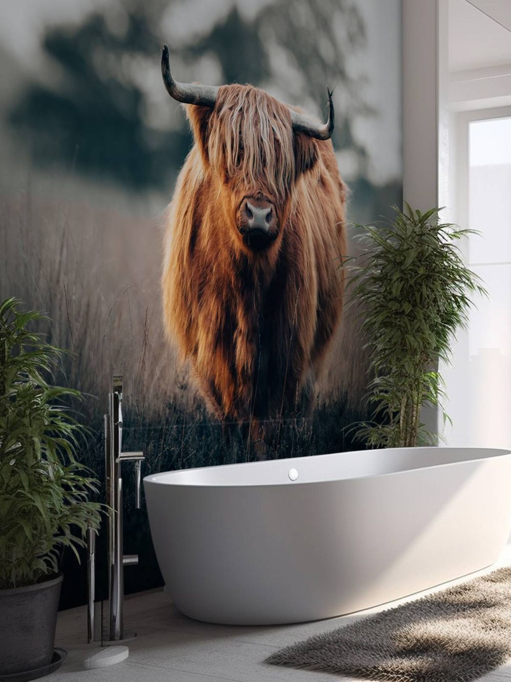 Portret van hoogland vee