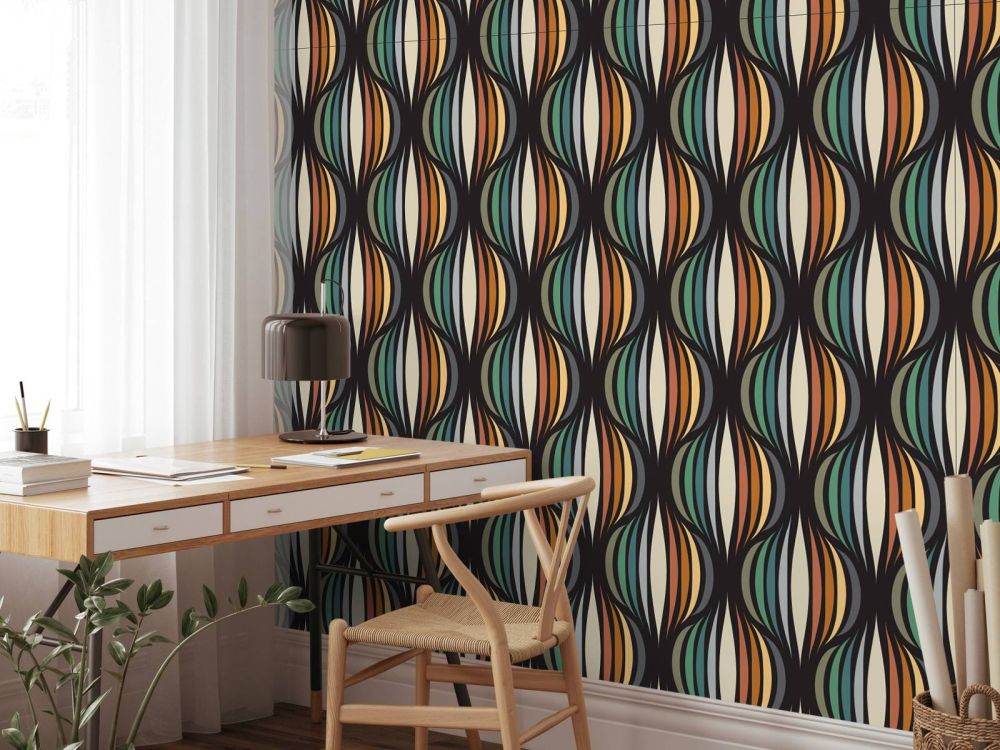 Patroon in retro stijl