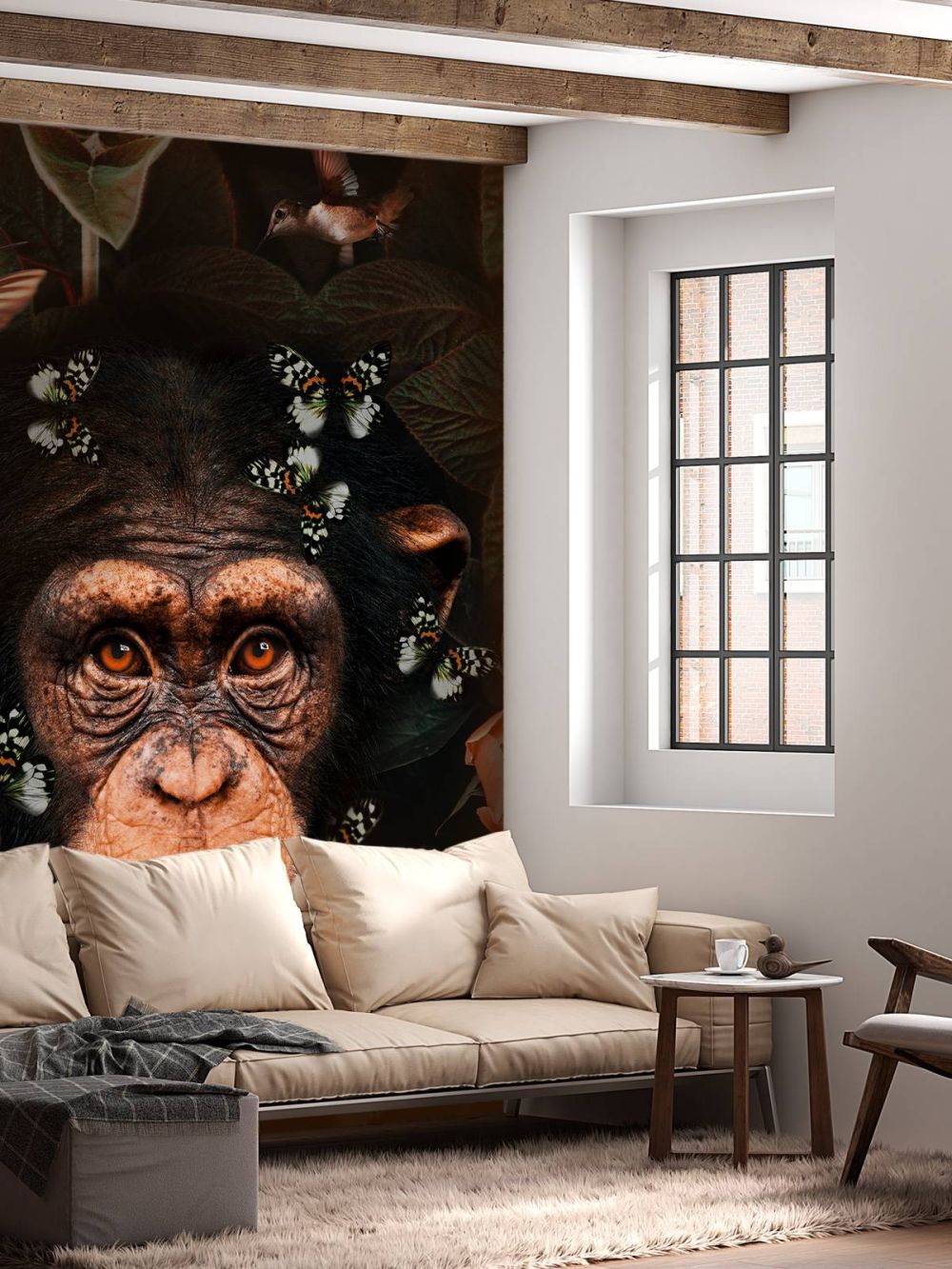 Tropical Chimpanzee Portret