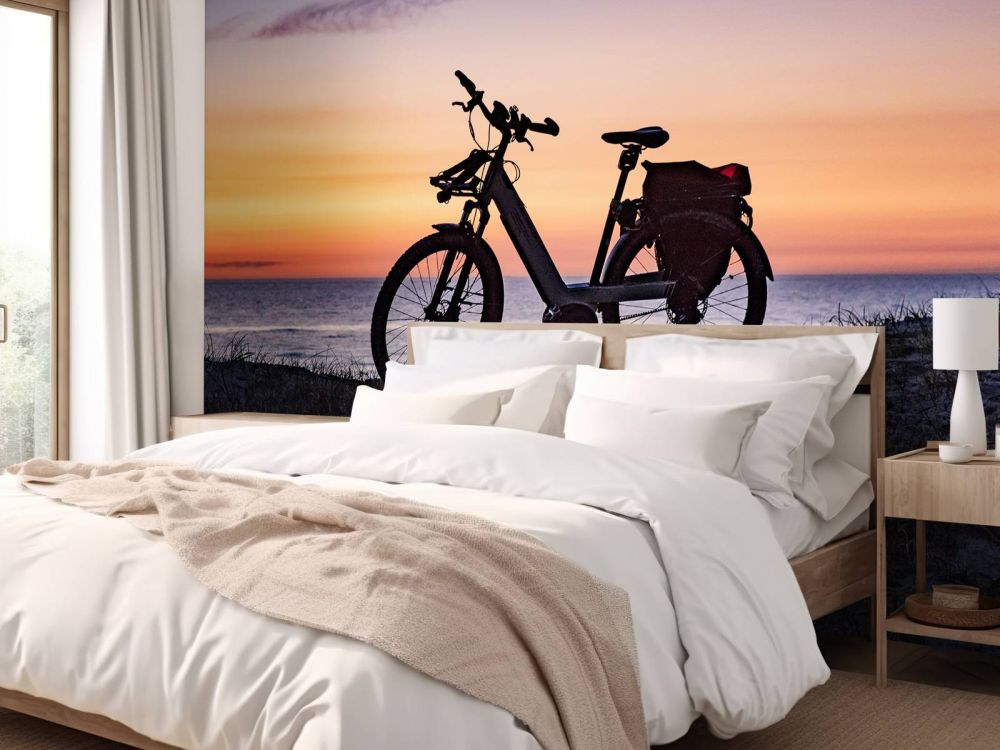 Fiets aan een zee