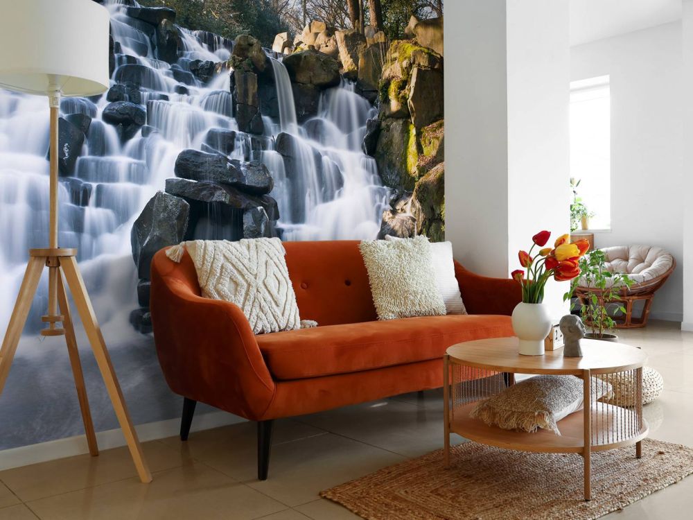 Waterval in de winter