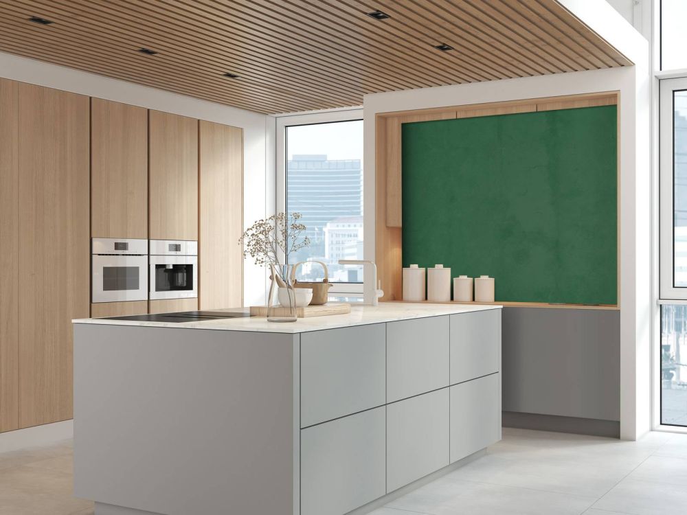 Varen groen beton