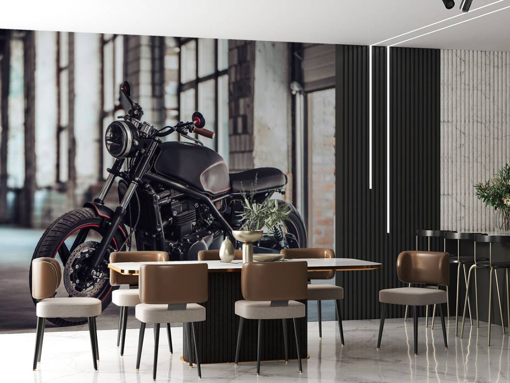 Matzwarte motor