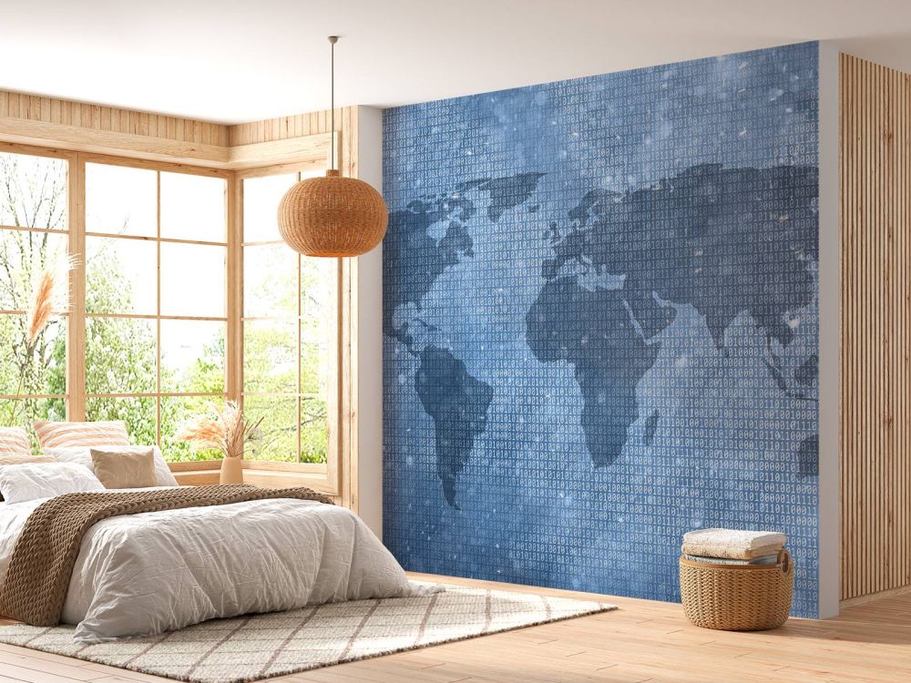 Binaire wereldkaart