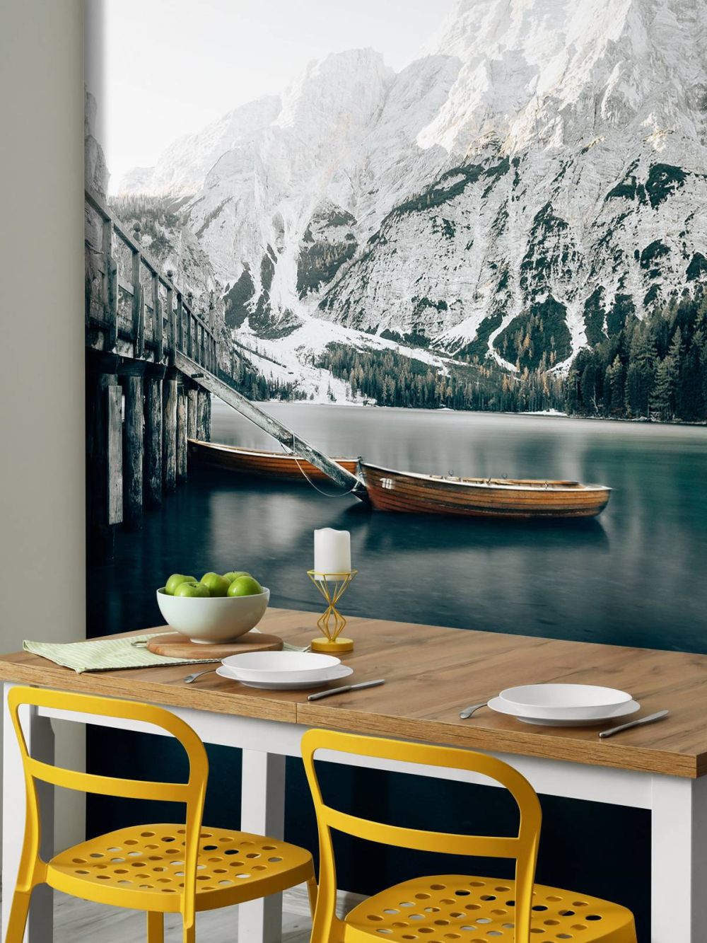 Een bevroren Lago di Braises