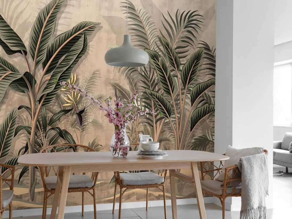 Vintage palmbomen