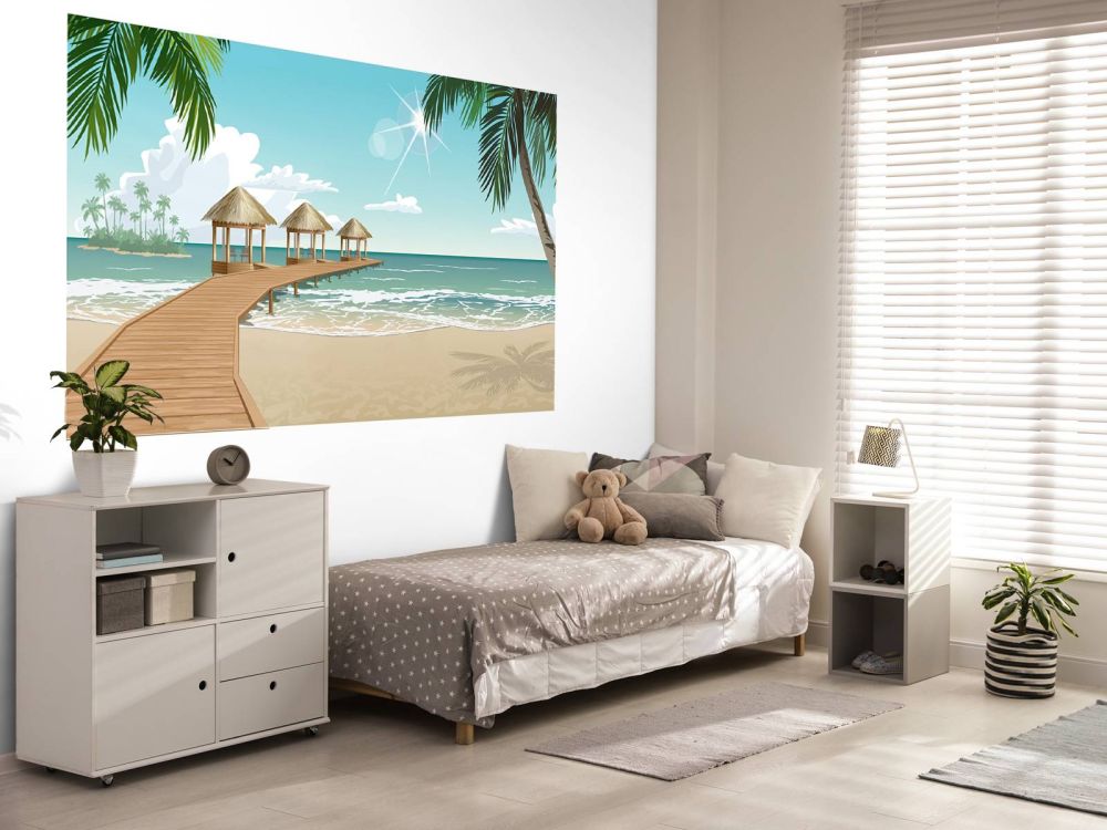 Zomerse strand