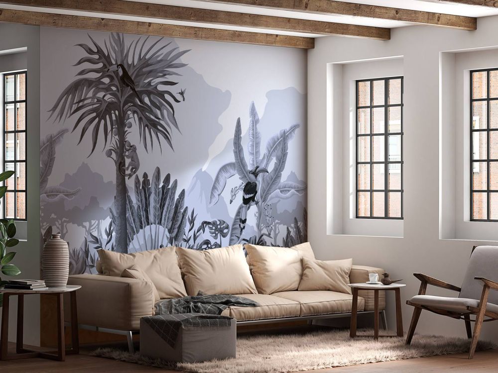 Blauwe jungle