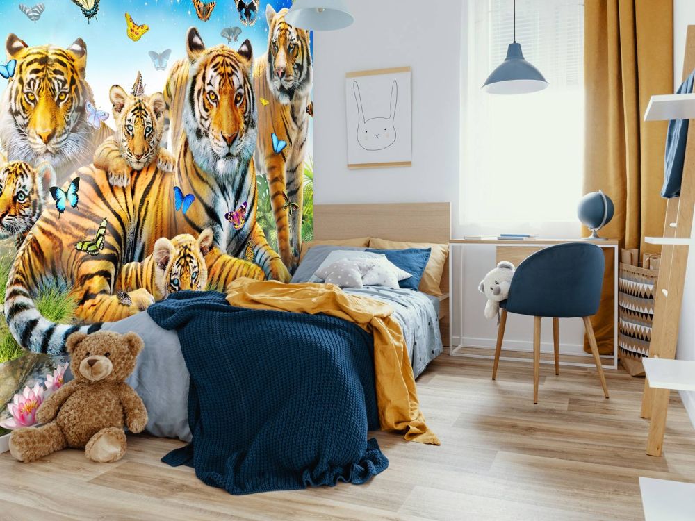 Tigers At Twilight