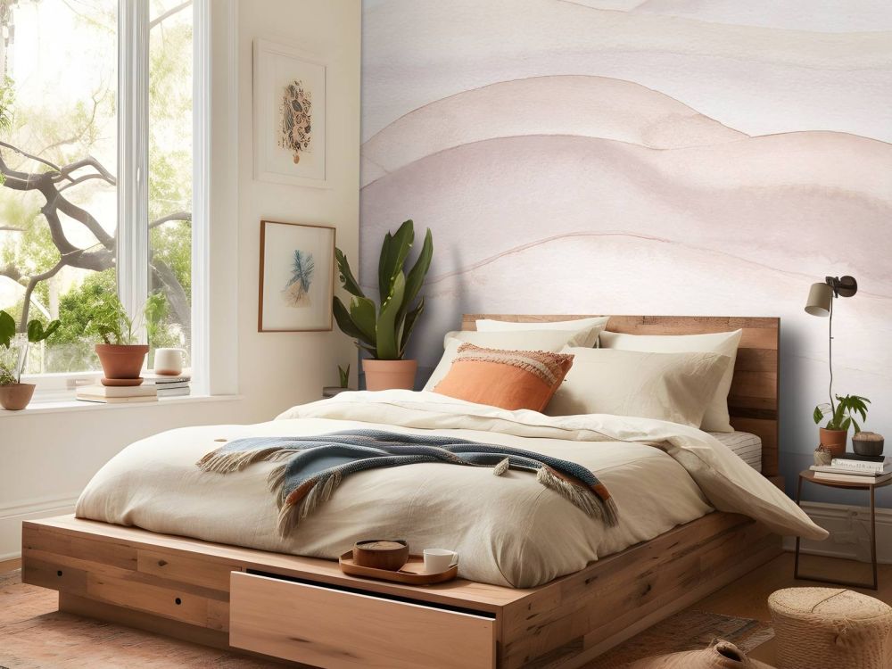 Abstract golvend verloop - nude