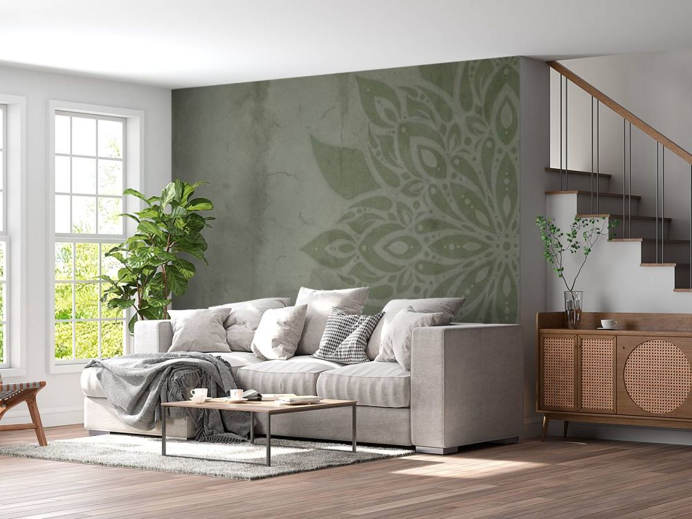 Groene Rustieke Mandala