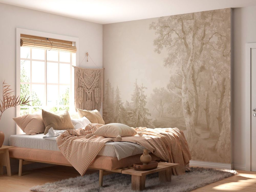 Forest Landscape Beige #2
