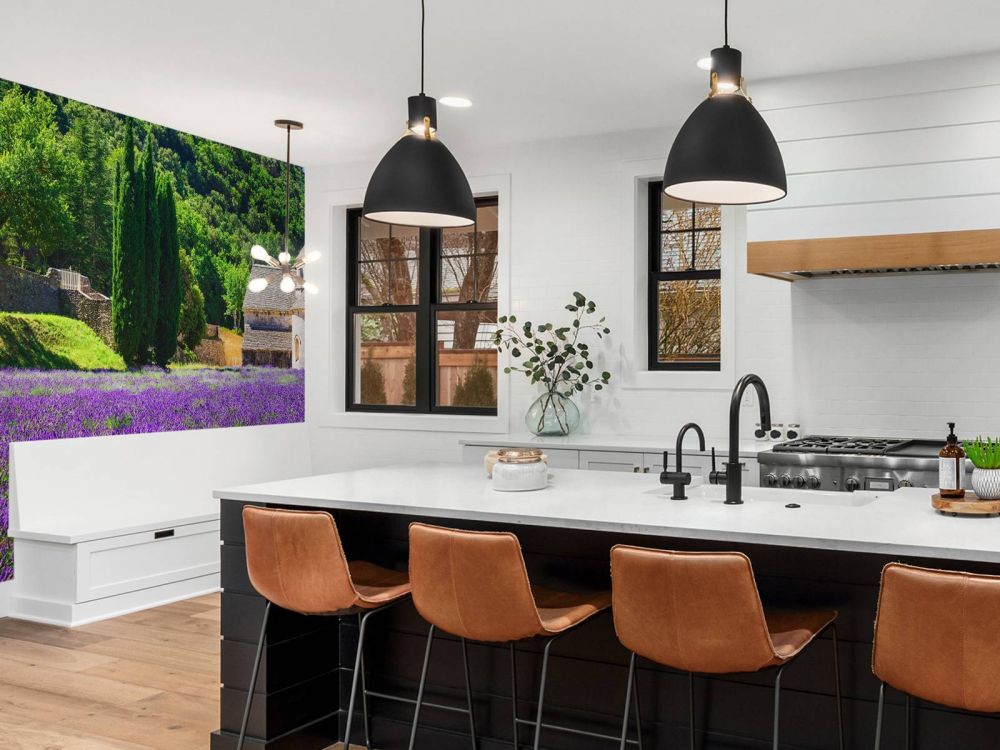 Sprookjes lavendelveld