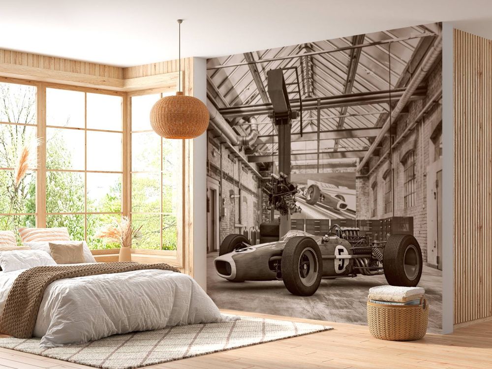 Oude raceauto
