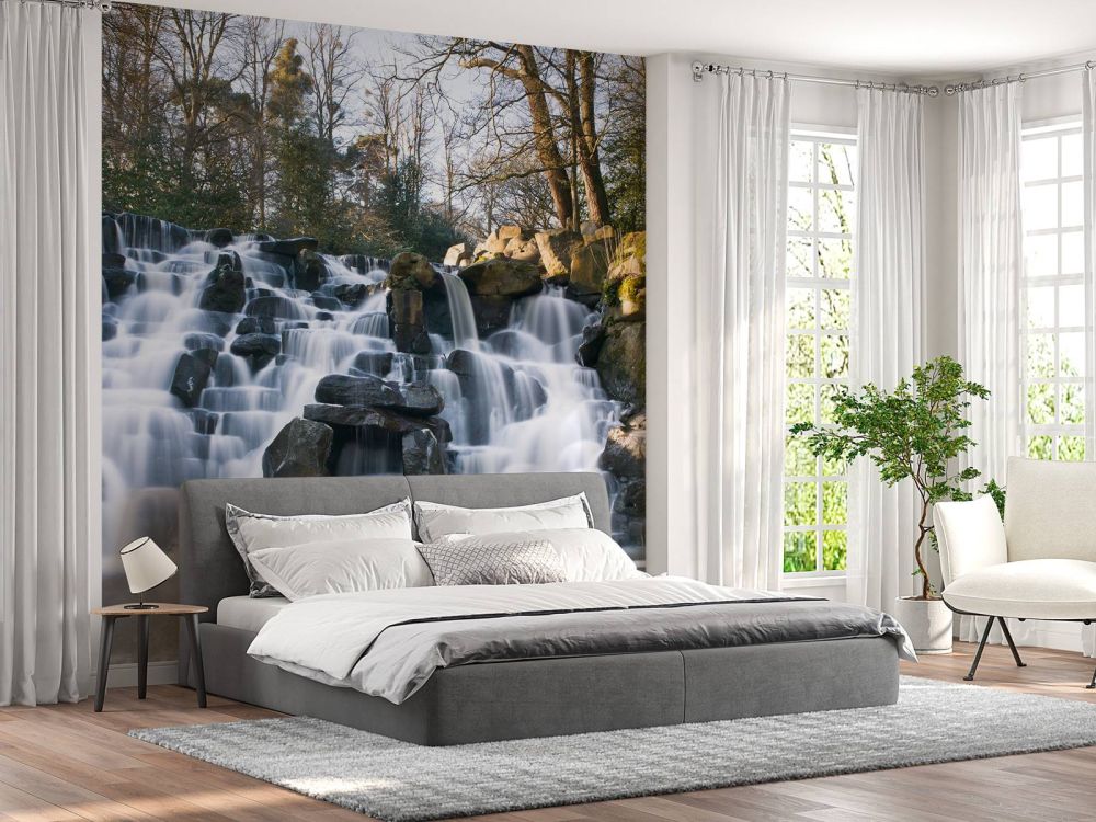 Waterval in de winter