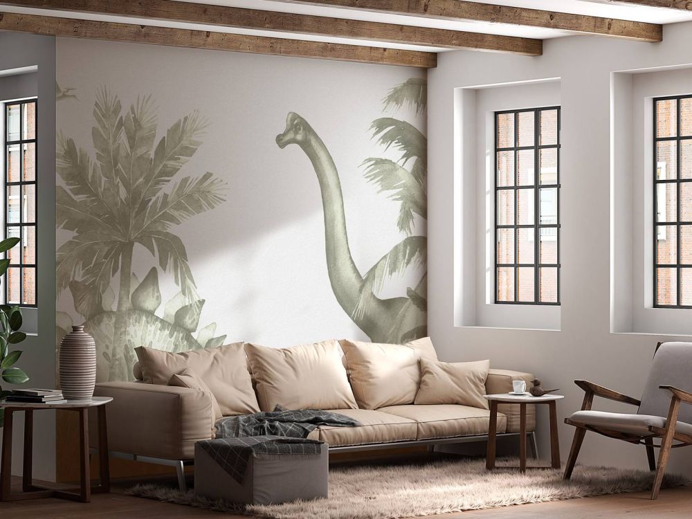 Dinosaurussen in groen