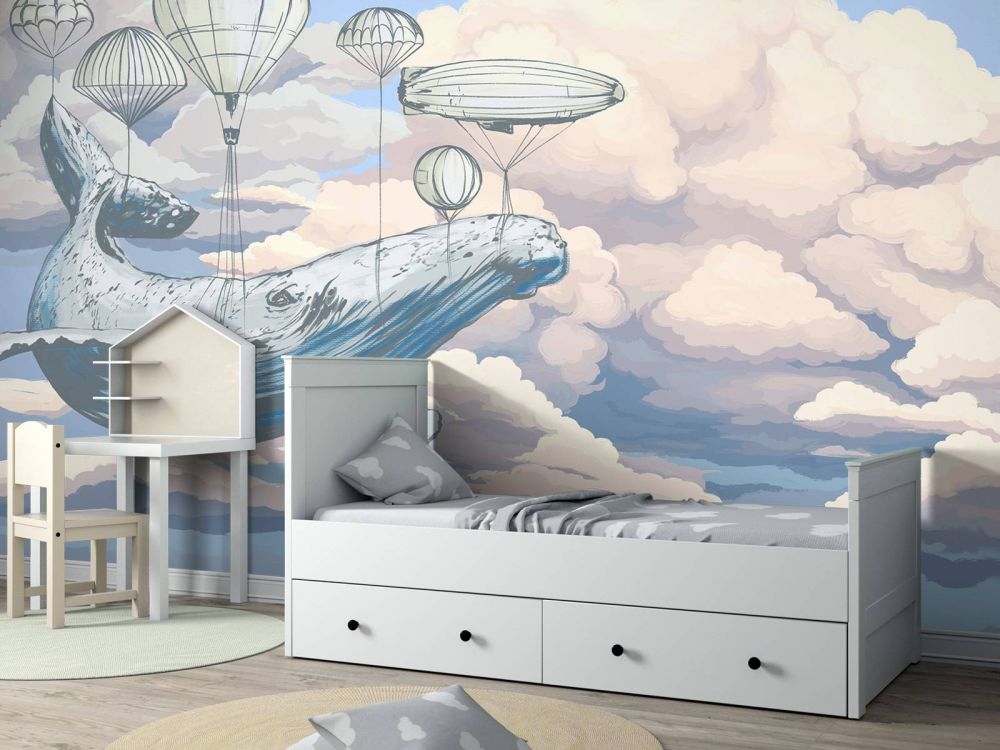 Walvis en zijn luchtballonnen