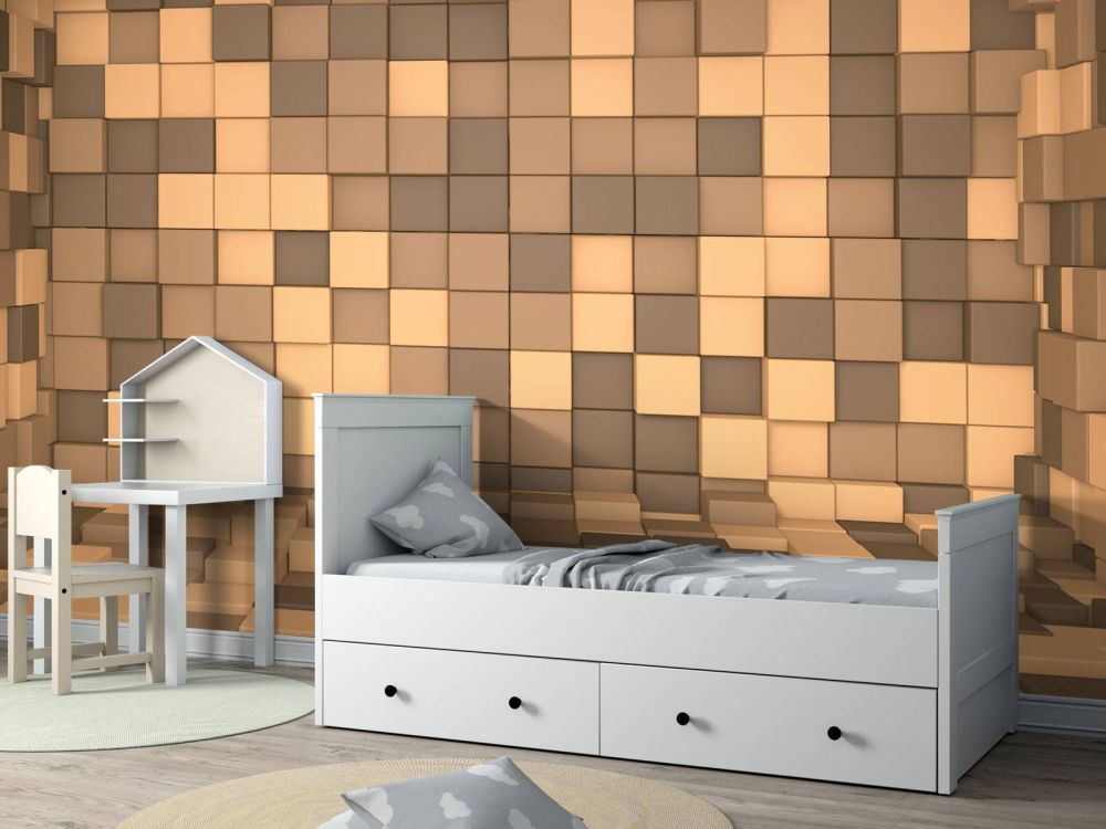 3D Minecraft blok