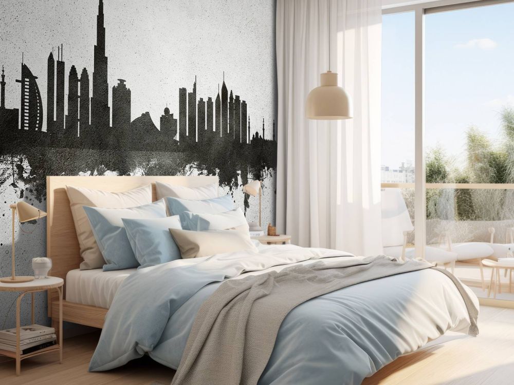 Waterverf skyline, Dubai