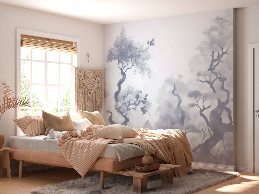 Blooming trees Brown