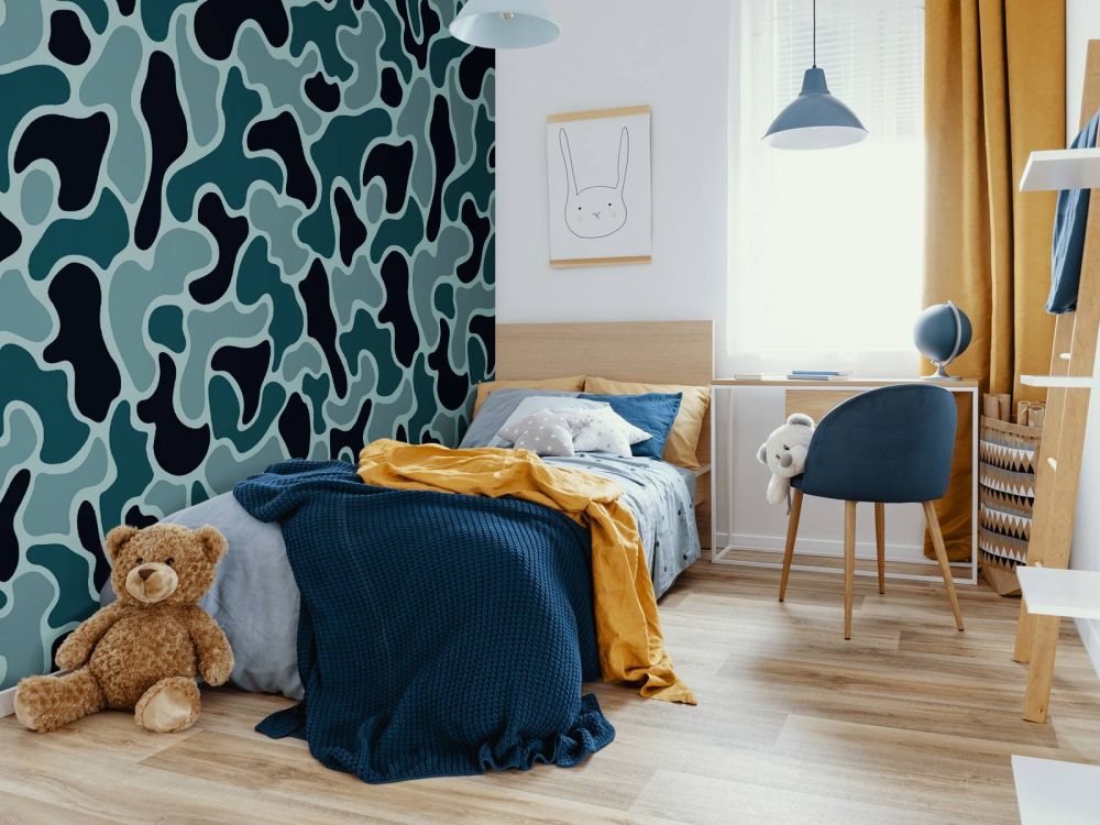 Groen grijze camouflage 
