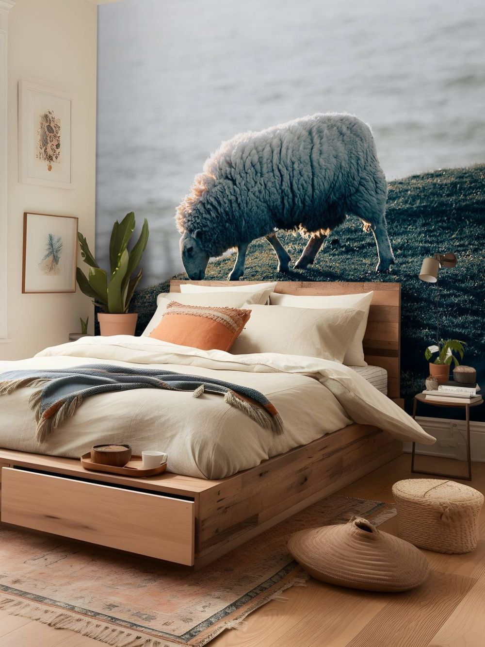 Grazend schaap