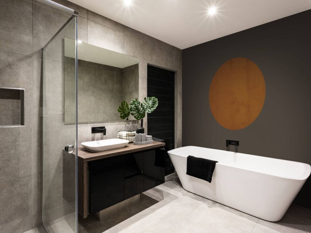 Licht roodbruin beton
