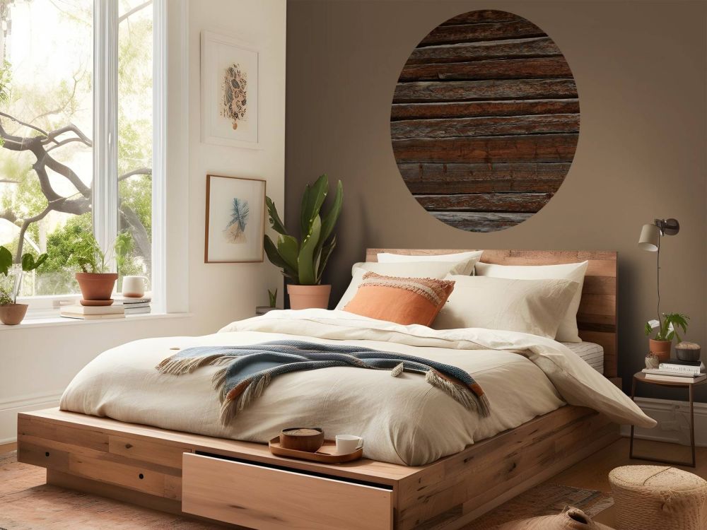 Oud donker hout