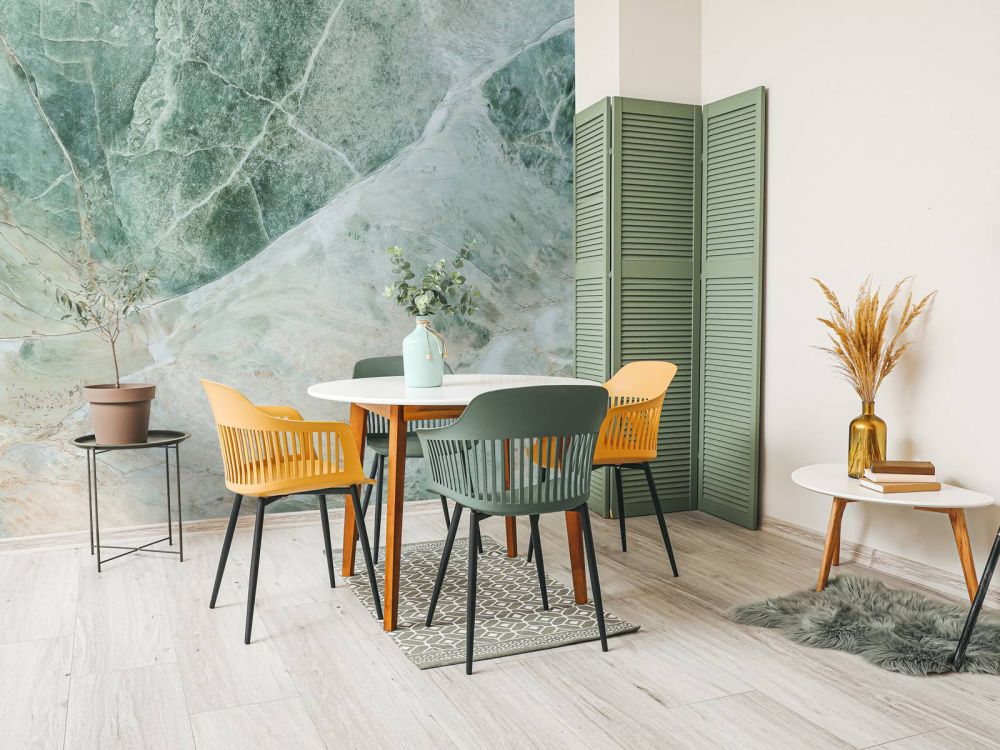 Groen vintage marmer