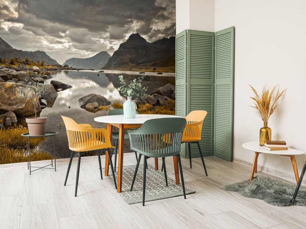 Lofoten tijdens bewolking