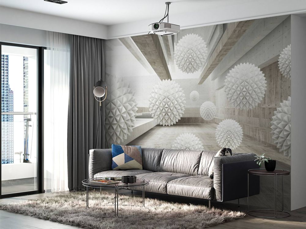 Witte 3D ballen