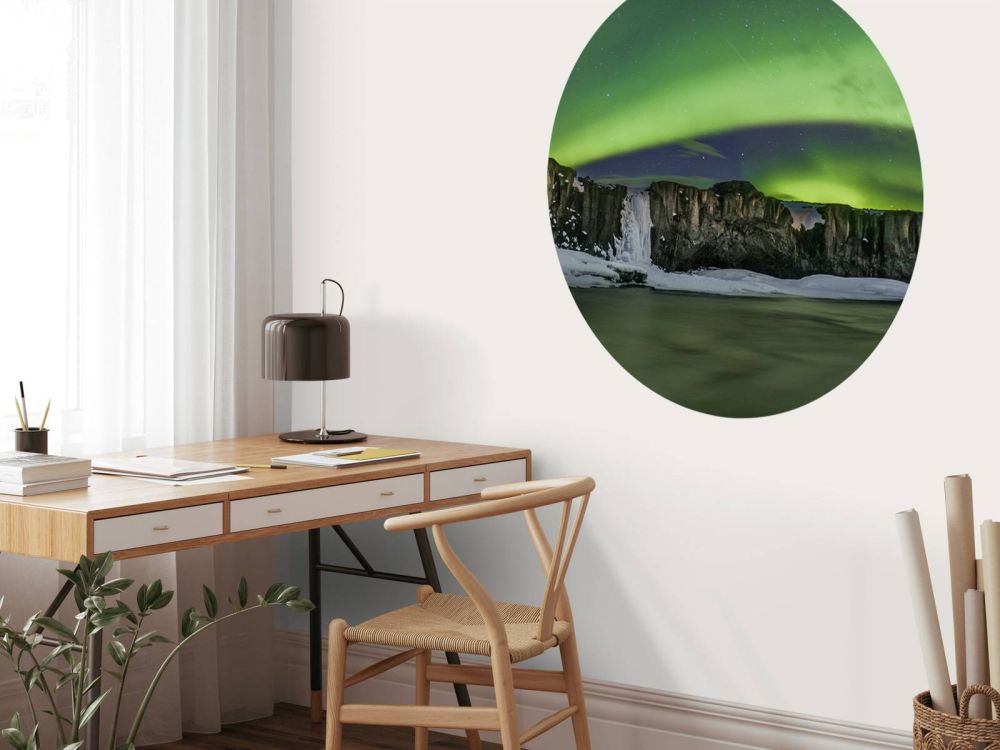 Panorama foto van het Noorderlicht