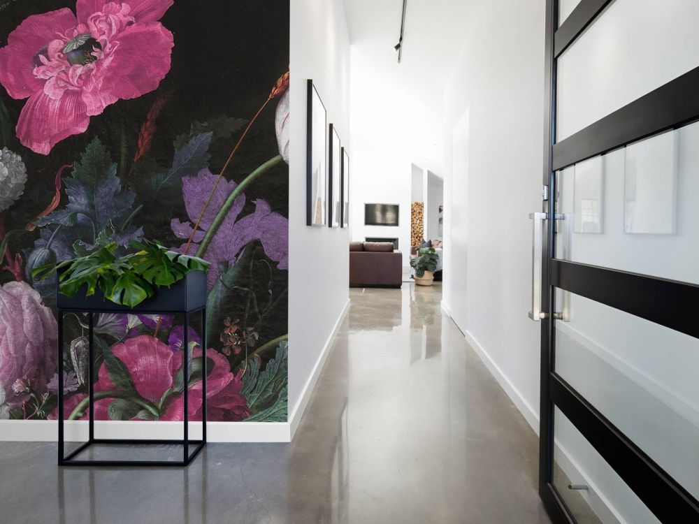 Baroque bloemen stilleven - moody pink