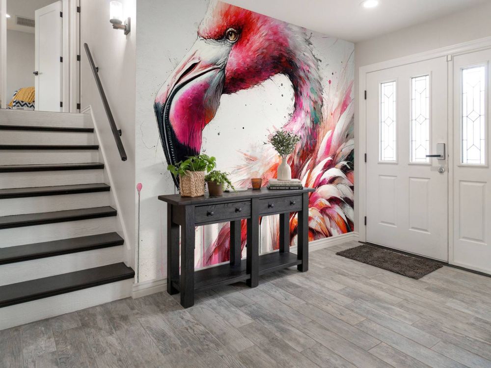 Watercolor Flamingo