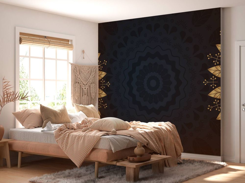 mandala's van bladeren