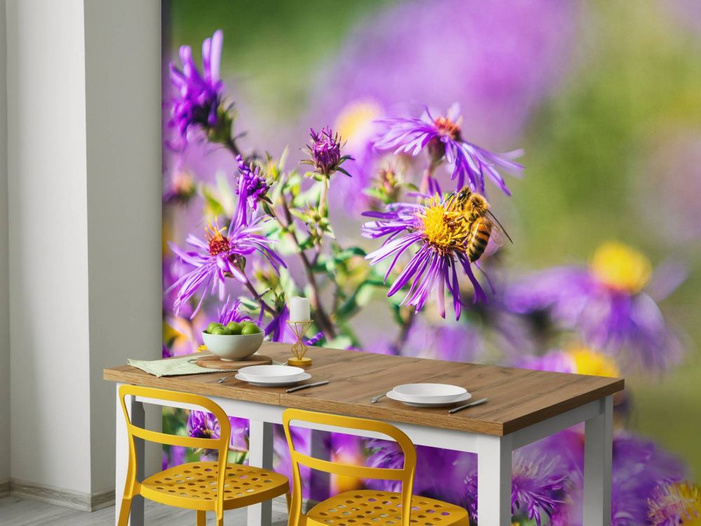 Paarse bloemen