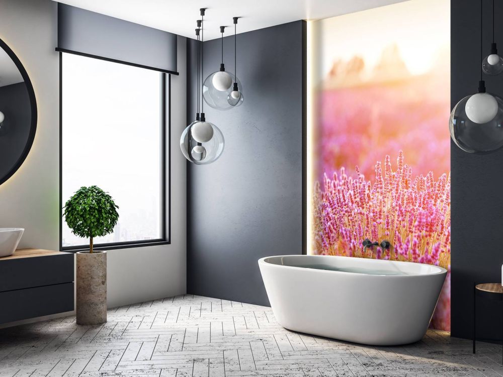 Close-up lavendel bloemen